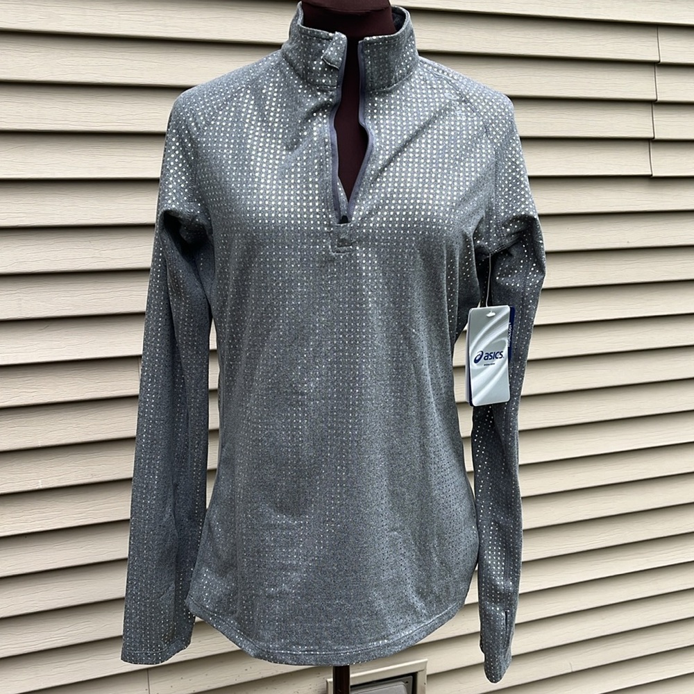 ASICS Lennah athletic top, training jacket shirt thermal tee size large